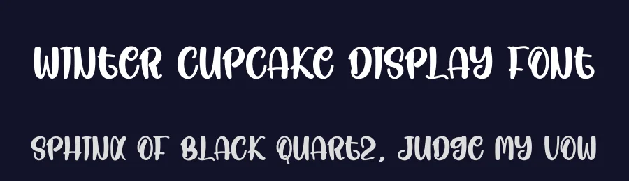 Winter Cupcake Display Font by andikastudio — Display Font — thumbnail 2