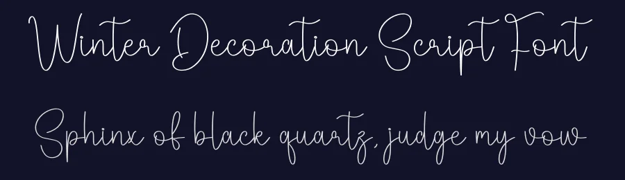 Winter Decoration Script Font by andikastudio — Script Handwritten Font — thumbnail 2