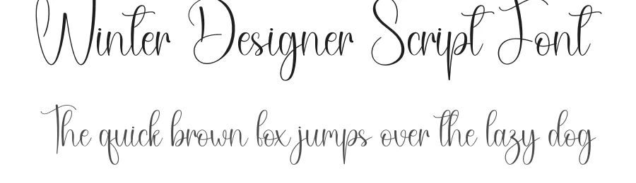 Winter Designer Script Font by andikastudio — Script Handwritten Font