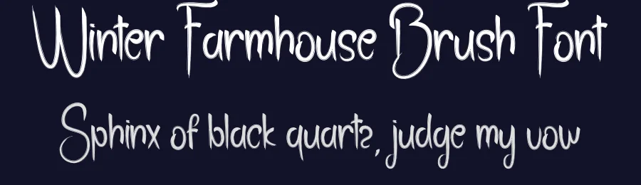 Winter Farmhouse Brush Font by andikastudio — Script Handwritten Font — thumbnail 2