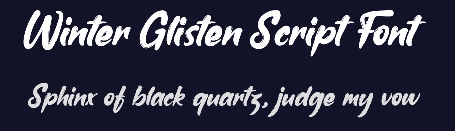 Winter Glisten Script Font by andikastudio — Script Handwritten Font — thumbnail 2