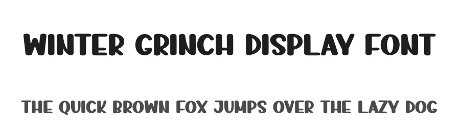 Winter Grinch Display Font by andikastudio — Display Font