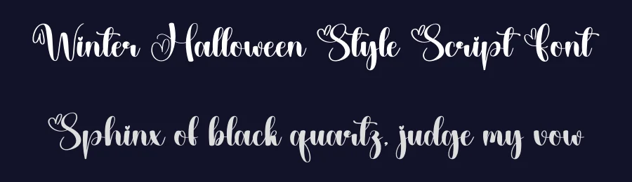 Winter Halloween Style Script Font by creativeletter — Script Handwritten Font — thumbnail 2