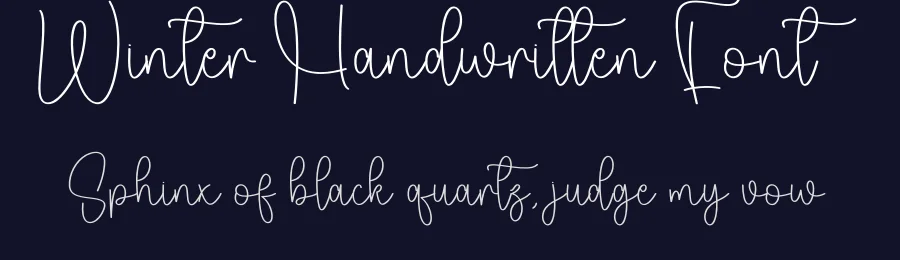 Winter Handwritten Font by andikastudio — Script Handwritten Font — thumbnail 2