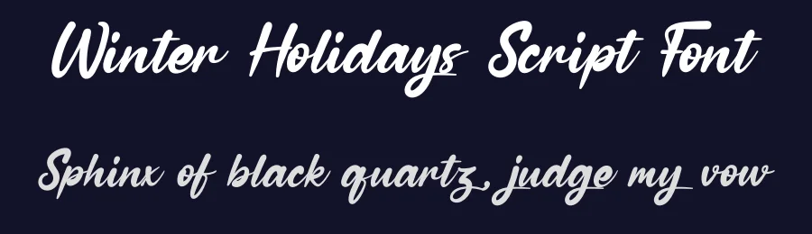 Winter Holidays Script Font by andikastudio — Script Handwritten Font — thumbnail 2