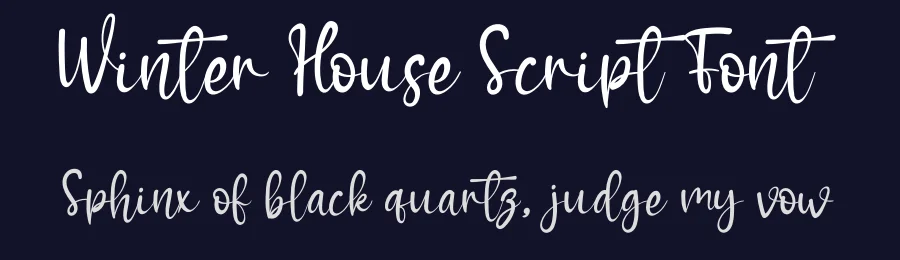 Winter House Script Font by andikastudio — Script Handwritten Font — thumbnail 2