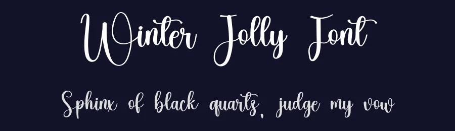 Winter Jolly Font by freshtypeink — Script Handwritten Font — thumbnail 2