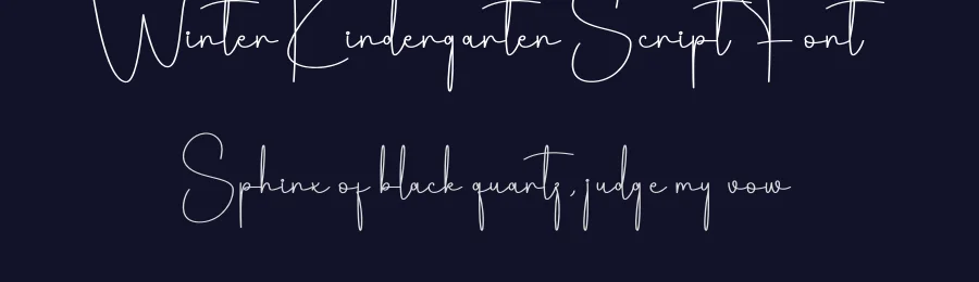Winter Kindergarten Script Font by andikastudio — Script Handwritten Font — thumbnail 2