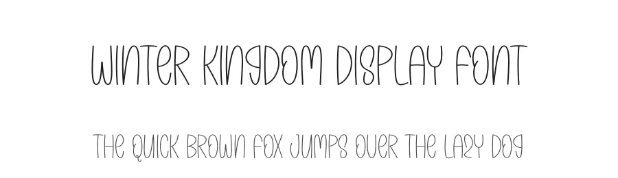 Winter Kingdom Display Font by andikastudio — Display Font
