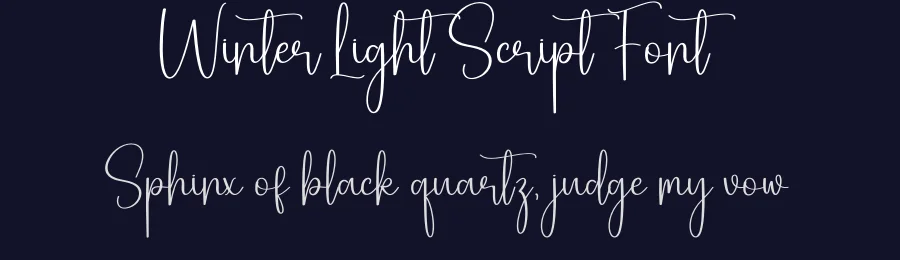 Winter Light Script Font by creativeletter — Script Handwritten Font — thumbnail 2