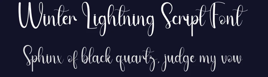 Winter Lightning Script Font by andikastudio — Script Handwritten Font — thumbnail 2