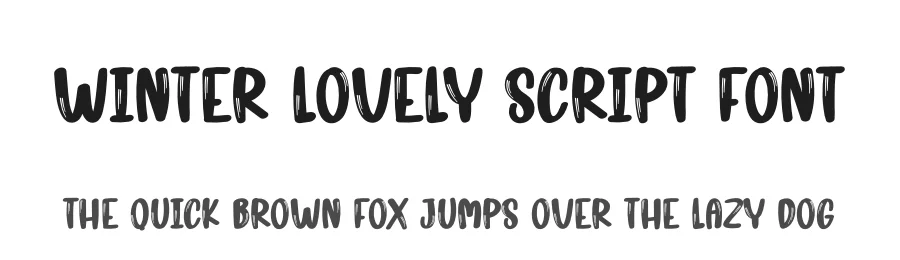 Winter Lovely Script Font by creativeletter — Display Font