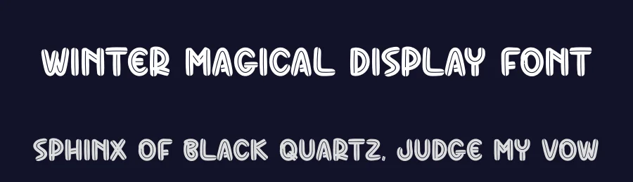 Winter Magical Display Font by andikastudio — Script Handwritten Font — thumbnail 2