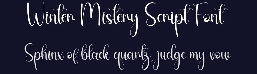 Winter Mistery Script Font by andikastudio — Script Handwritten Font — thumbnail 2