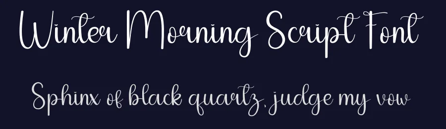 Winter Morning Script Font by andikastudio — Script Handwritten Font — thumbnail 2