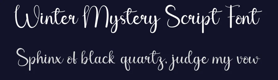 Winter Mystery Script Font by andikastudio — Script Handwritten Font — thumbnail 2