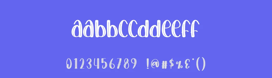 Winter Night Display Font by creativeletter — Display Font — thumbnail 3