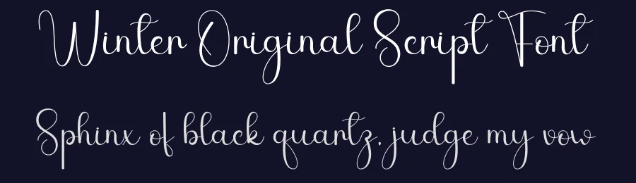 Winter Original Script Font by andikastudio — Script Handwritten Font — thumbnail 2