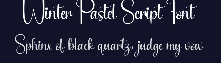 Winter Pastel Script Font by andikastudio — Script Handwritten Font — thumbnail 2