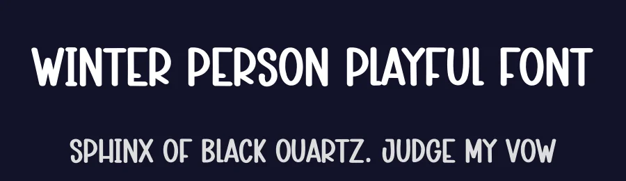 Winter Person Playful Font by creativeletter — Script Handwritten Font — thumbnail 2