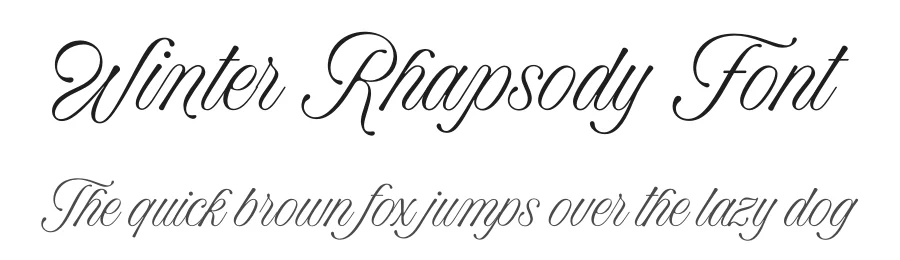 Winter Rhapsody Font by Subectype Studio — Script Handwritten Font