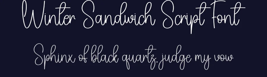 Winter Sandwich Script Font by andikastudio — Script Handwritten Font — thumbnail 2
