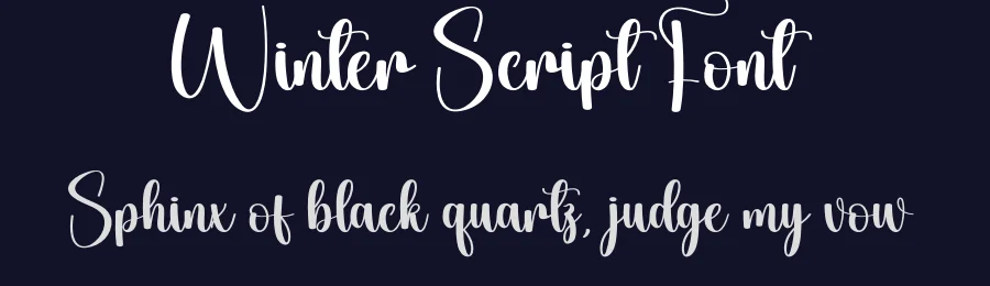 Winter Script Font by andikastudio — Script Handwritten Font — thumbnail 2