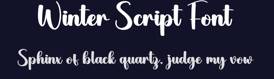 Winter Script Font by creativeletter — Script Handwritten Font — thumbnail 2