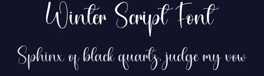Winter Script Font by creativeletter — Script Handwritten Font — thumbnail 2