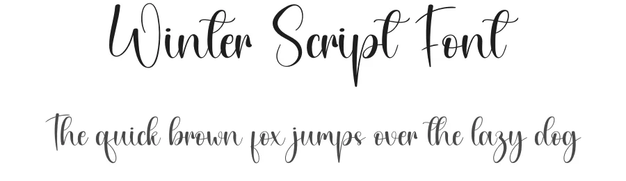 Winter Script Font by creativeletter — Script Handwritten Font