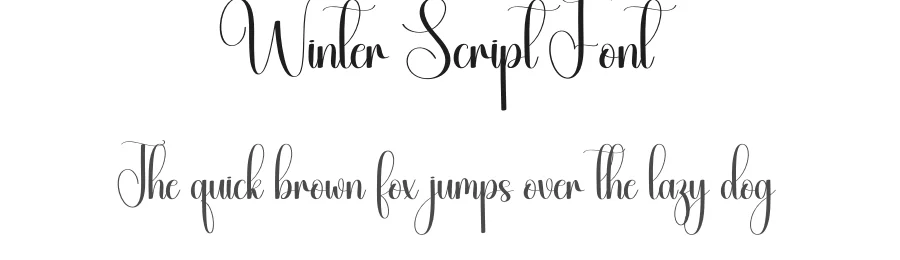 Winter Script Font by andikastudio — Script Handwritten Font