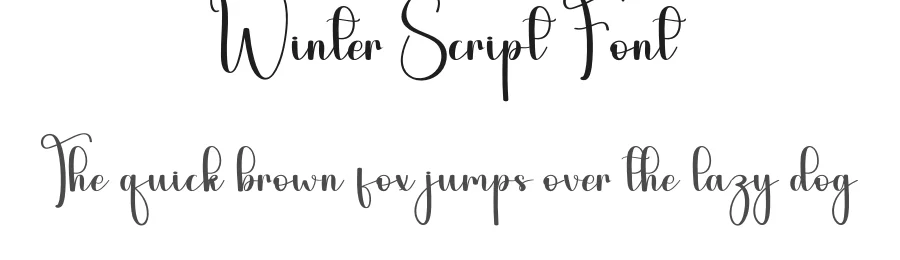 Winter Script Font by andikastudio — Script Handwritten Font