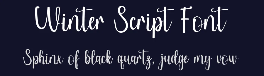 Winter Script Font by inermediaSTUDIO — Script Handwritten Font — thumbnail 2