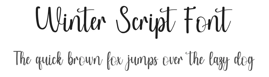 Winter Script Font by inermediaSTUDIO — Script Handwritten Font