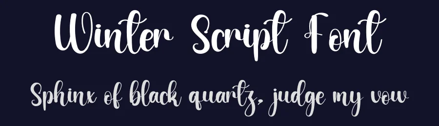 Winter Script Font by inermediaSTUDIO — Script Handwritten Font — thumbnail 2