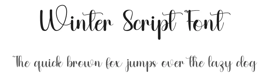 Winter Script Font by inermediaSTUDIO — Script Handwritten Font
