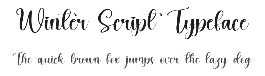 Winter Script Typeface by inermediaSTUDIO — Script Handwritten Font