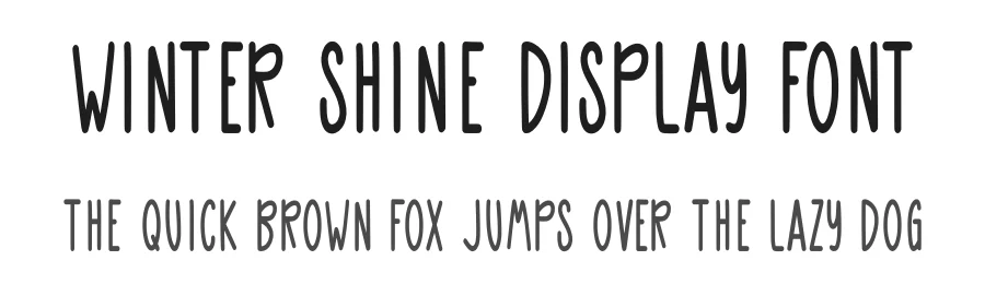 Winter Shine Display Font by Craftedtype — Decorative Font