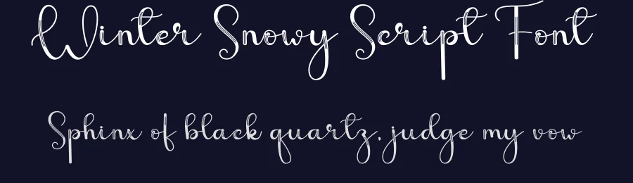Winter Snowy Script Font by andikastudio — Script Handwritten Font — thumbnail 2