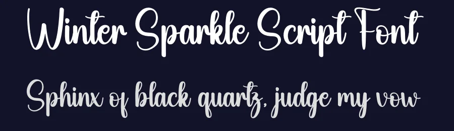 Winter Sparkle Script Font by andikastudio — Script Handwritten Font — thumbnail 2