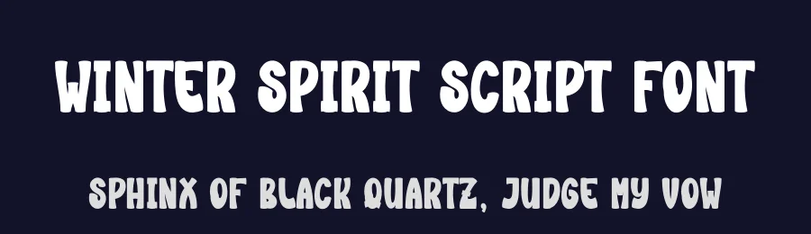 Winter Spirit Script Font by creativeletter — Display Font — thumbnail 2