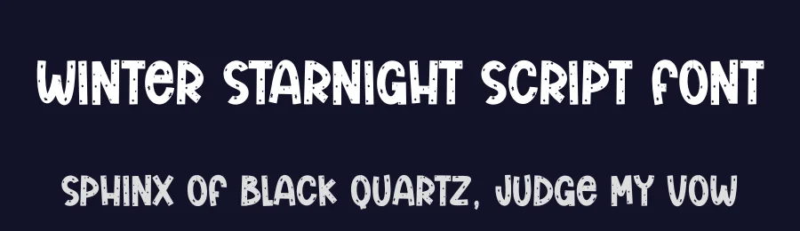 Winter Starnight Script Font by creativeletter — Display Font — thumbnail 2