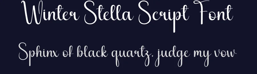 Winter Stella Script Font by andikastudio — Script Handwritten Font — thumbnail 2