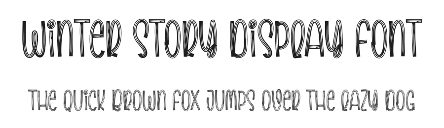 Winter Story Display Font by creativeletter — Script Handwritten Font