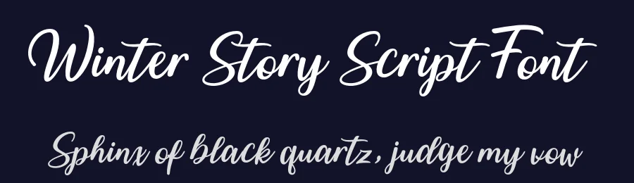 Winter Story Script Font by stripesstudio — Script Handwritten Font — thumbnail 2