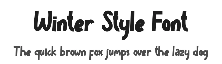 Winter Style Font by Yoga Letter — Display Font