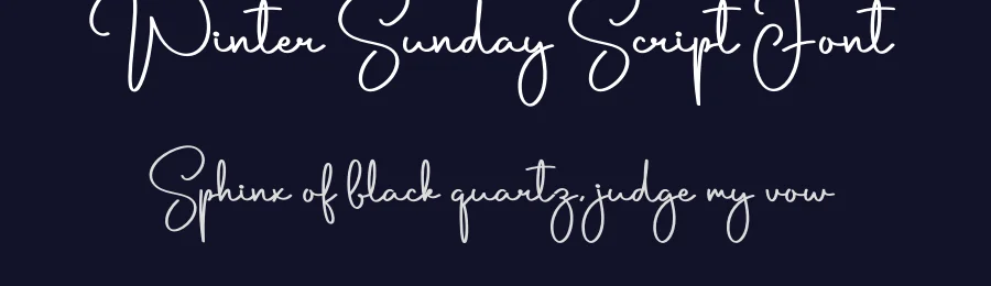 Winter Sunday Script Font by creativeletter — Script Handwritten Font — thumbnail 2