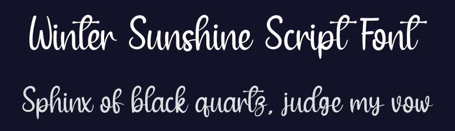 Winter Sunshine Script Font by andikastudio — Script Handwritten Font — thumbnail 2