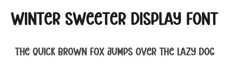 Winter Sweeter Display Font by creativeletter — Display Font