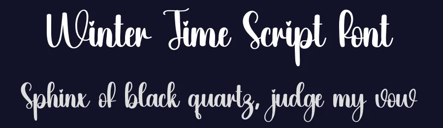 Winter Time Script Font by creativeletter — Script Handwritten Font — thumbnail 2